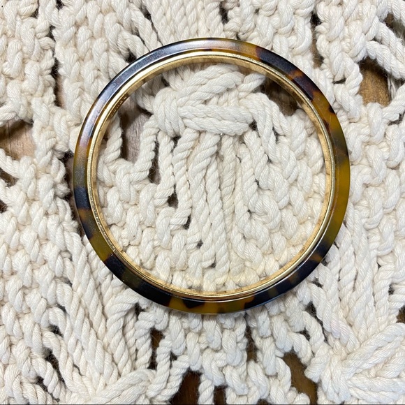 J. Crew | Gold tortious bangle #107 - Picture 2 of 6